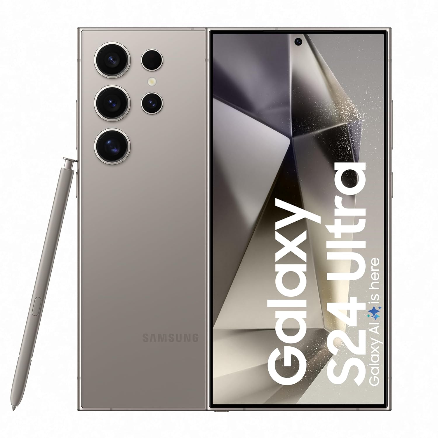 Samsung Galaxy S24 Ultra 5G AI Smartphone (Titanium Gray, 12GB, 512GB Storage)