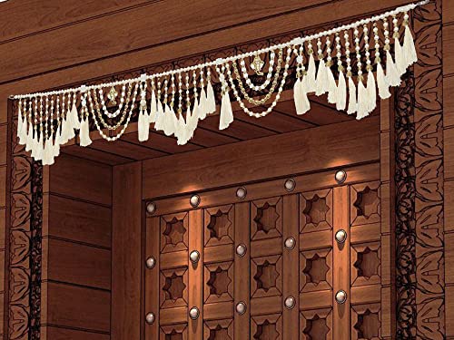 CraftVatika Toran for Door Entrance,Main Door, Mandir Bandhanwar for Home, Diwali Decoration Item Door Hanging Toranam for Pooja Room (Style2)